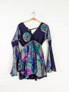 Recycled Sari Silk Short Dress