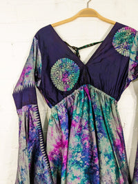 Recycled Sari Silk Short Dress