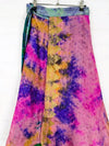 Recycled Sari Silk Long Wrap Skirt