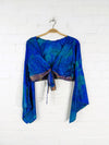 Long Sleeve Tie Top
