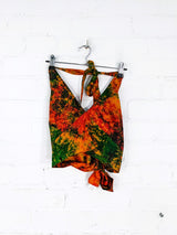 Recycled Sari Silk Vest Top
