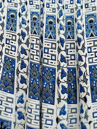 Printed Long Sleeveless Dress