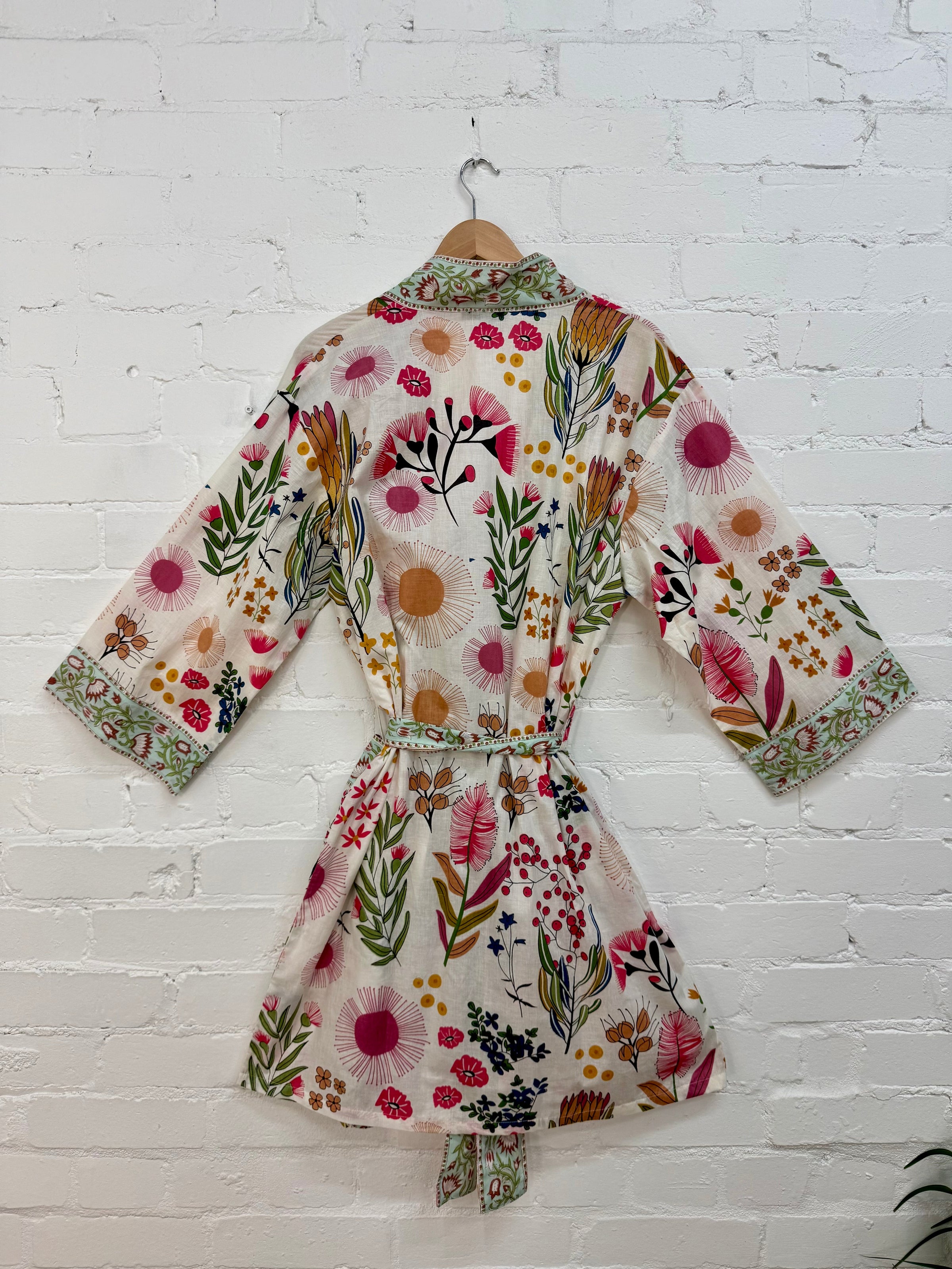 Floral Print Dressing Gown