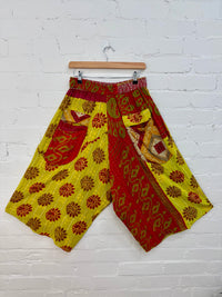 Cropped Kantha Trousers