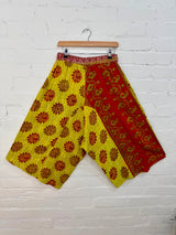 Cropped Kantha Trousers