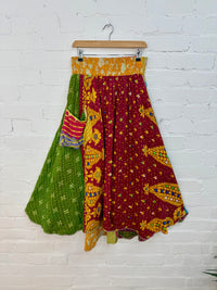 Long Kantha Skirt