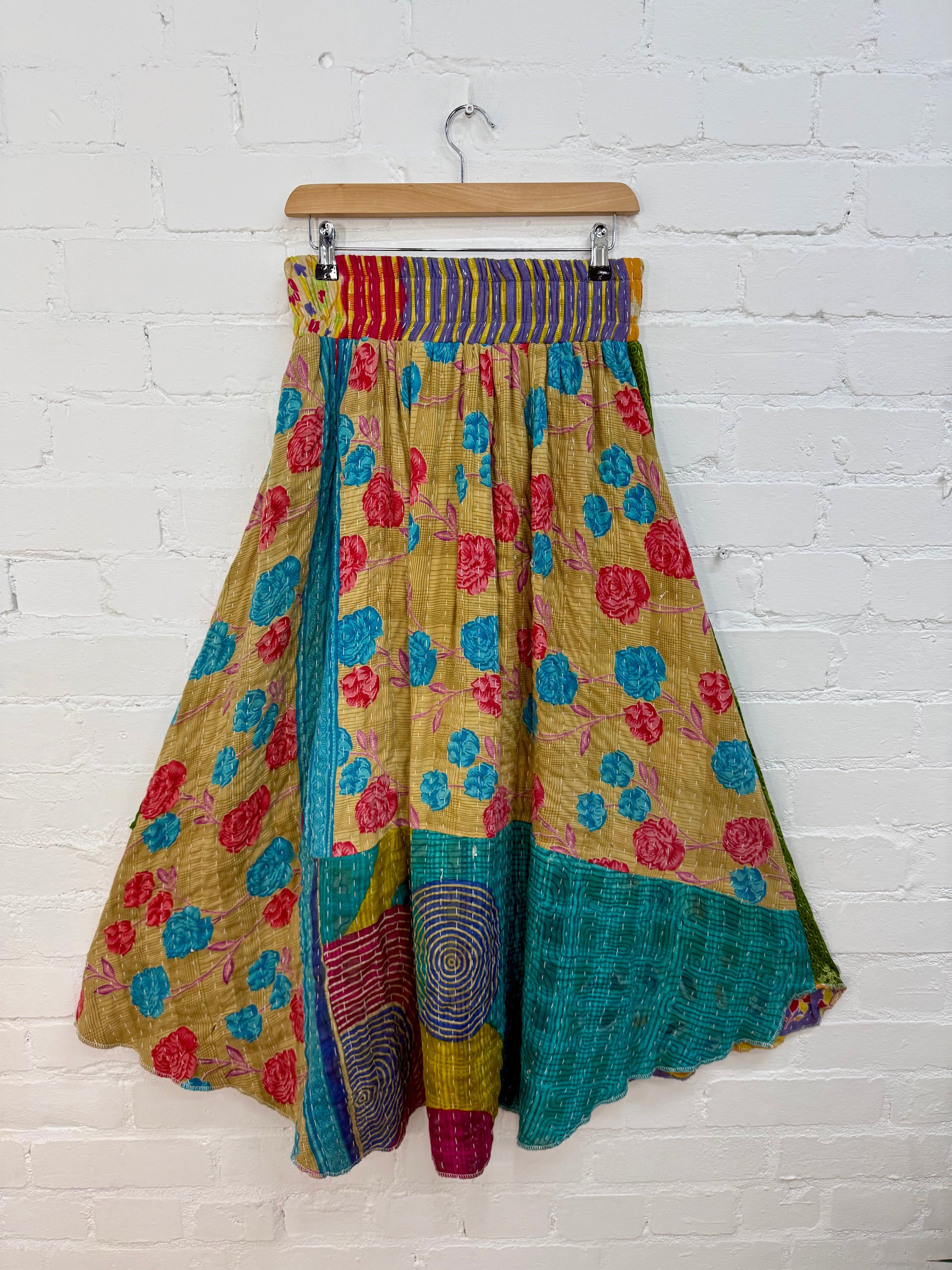 Long Kantha Skirt