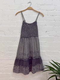 Short Strappy Elasticated Dress