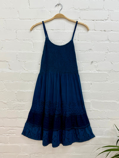 Short Strappy Elasticated Dress