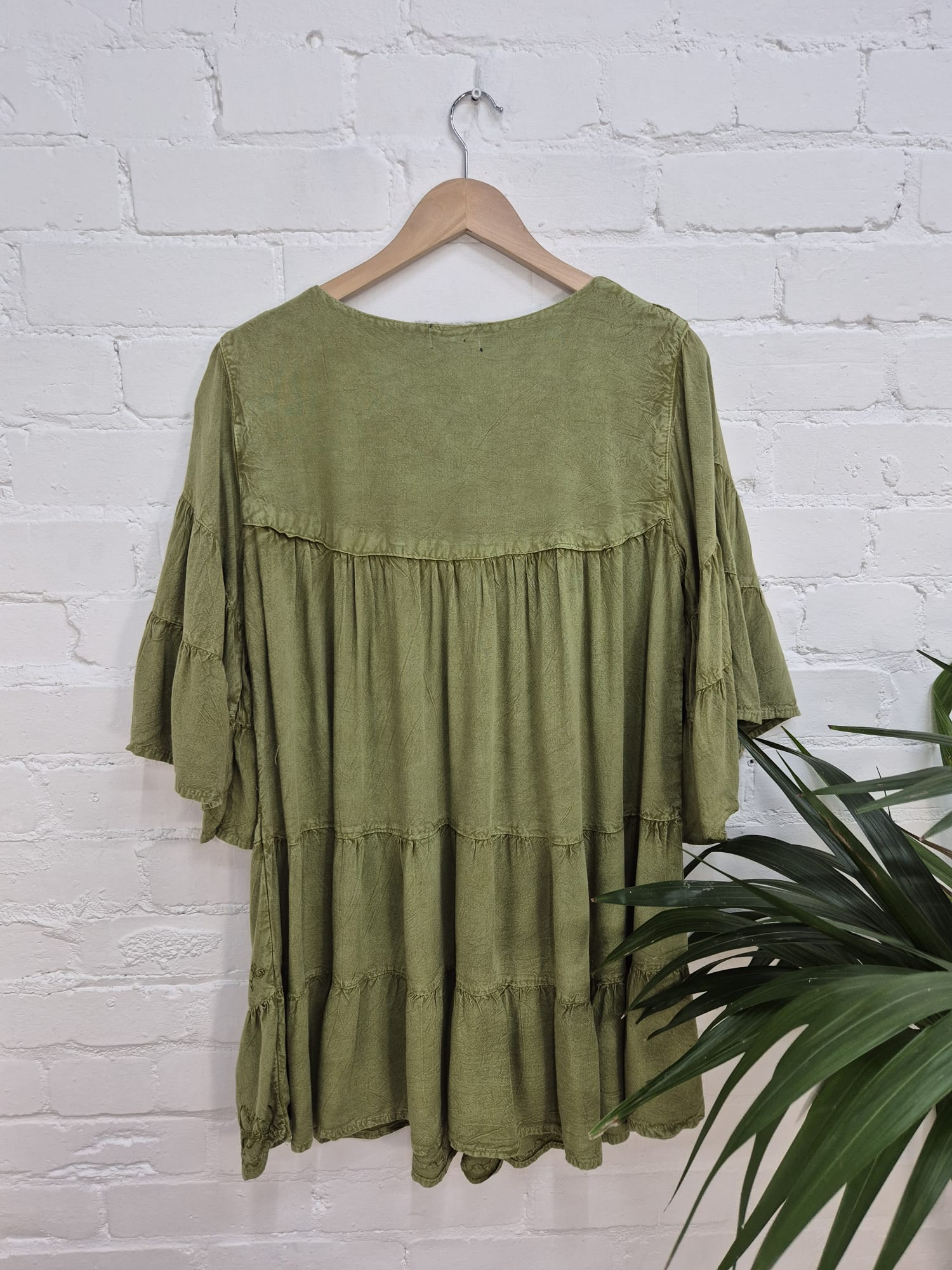 Embroidered Long Sleeve Tunic Top