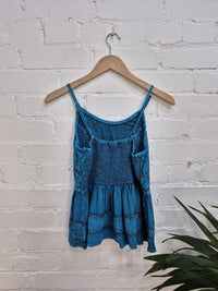 Embroidered Vest Top