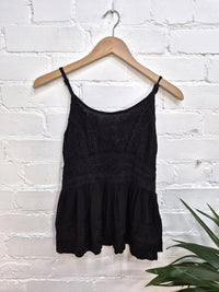Embroidered Vest Top