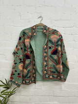 Woven Open Embroidered Jacket
