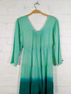 Half Sleeve Long Dress