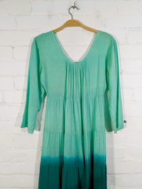 Half Sleeve Long Dress