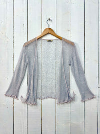 Grey Loose Knit Shrug
