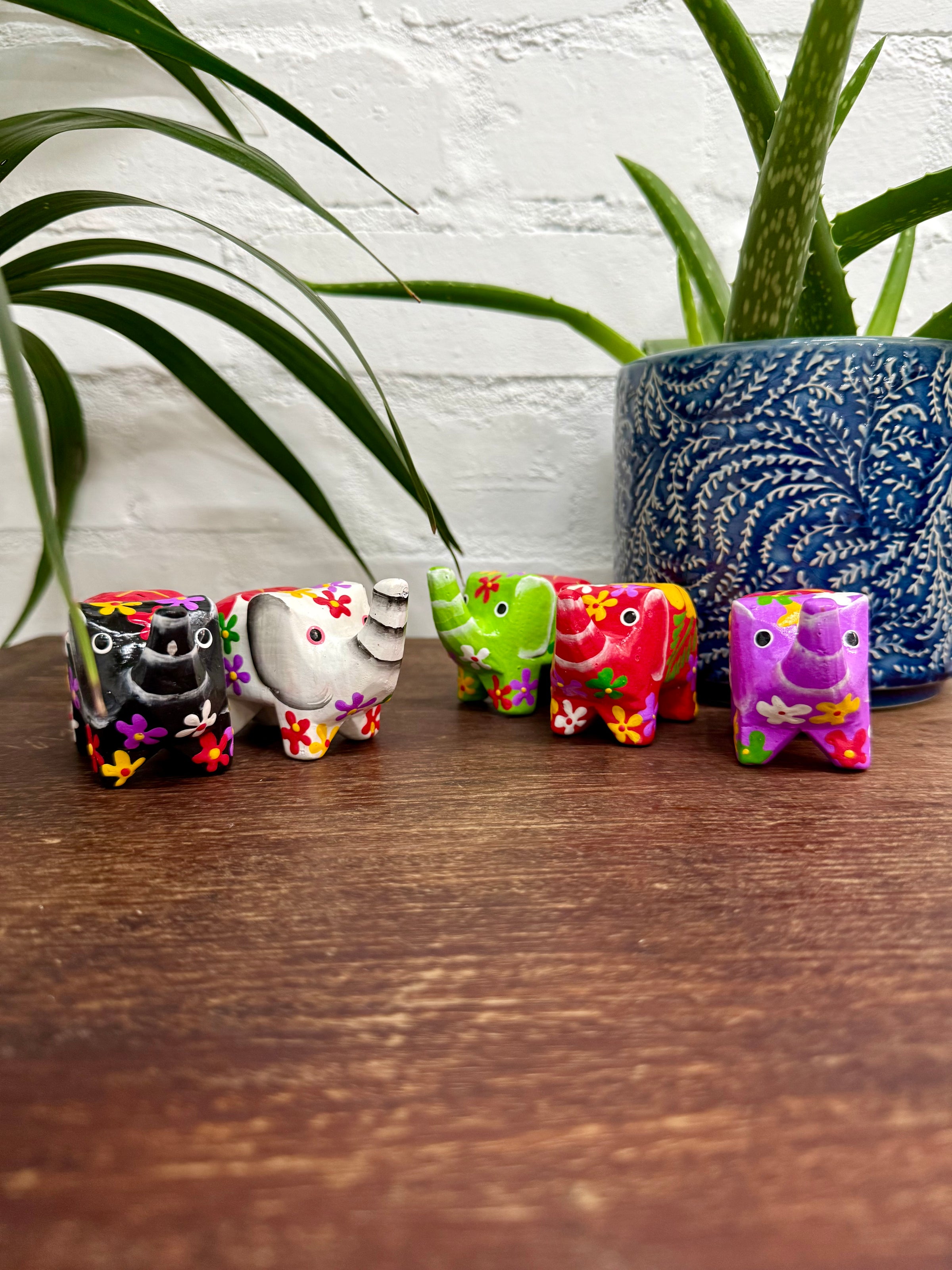 Set of 5 Elephants