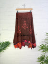 Patch and Point Long Skirt