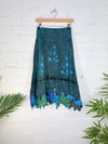 Patch and Point Long Skirt