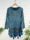Patch and Point Short Dress