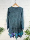 Patch and Point Short Dress