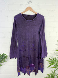 Patch and Point Short Dress