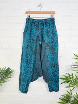 Sun Print Stonewash Afghani Trousers