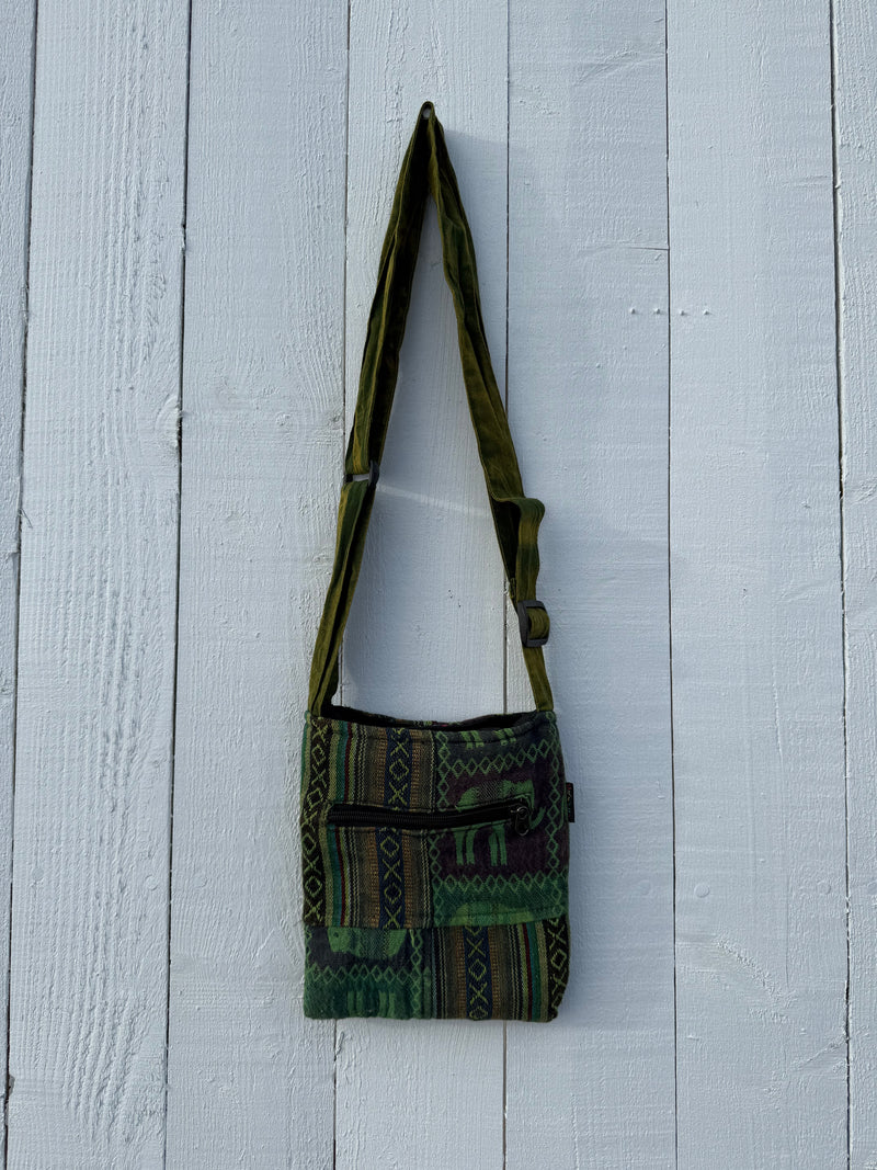 Small Elephant Patch Shoulder Bag