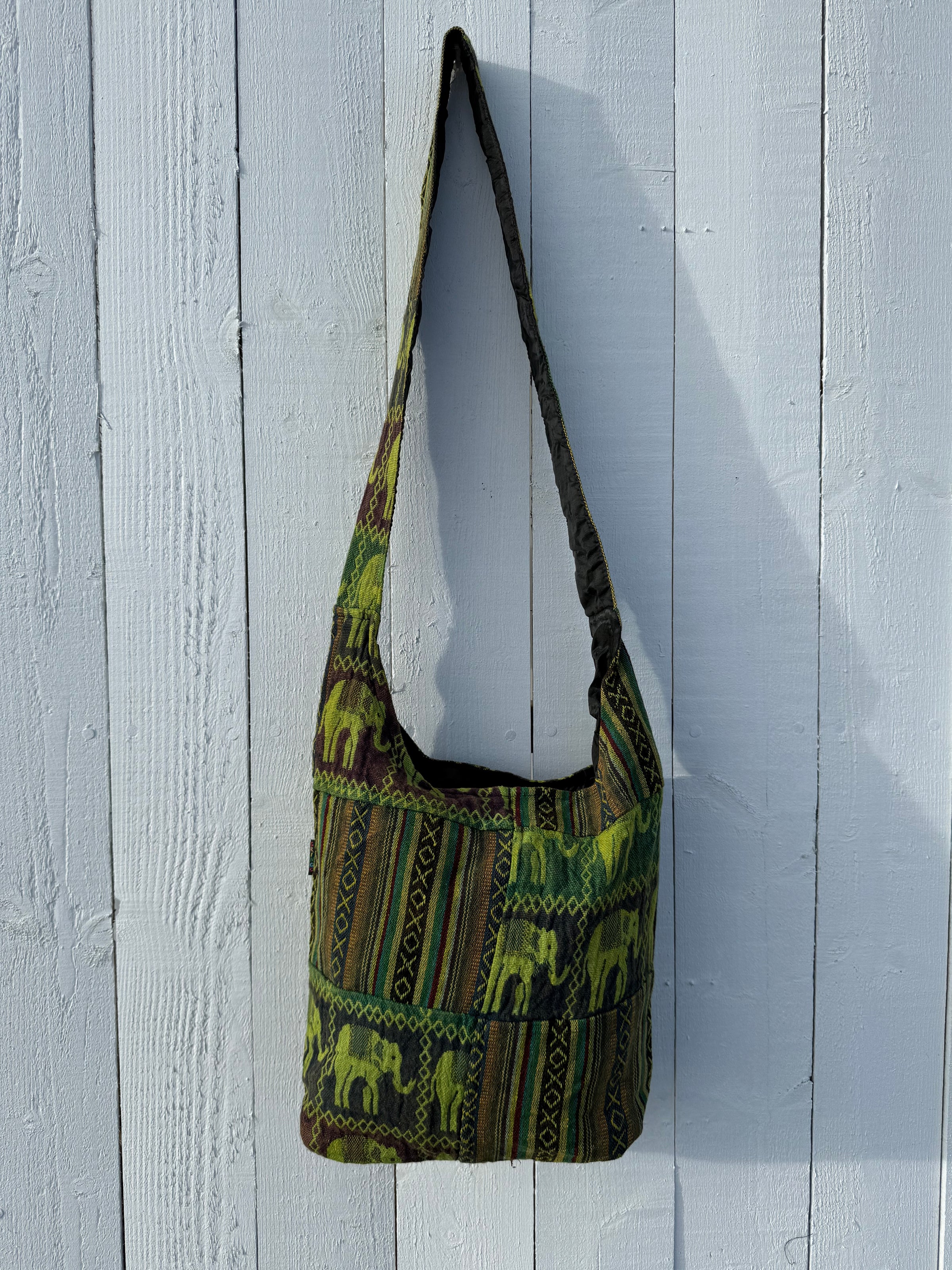 Elephant Patch Shoulder Bag