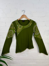 Screen Print Long Sleeve T-Shirt