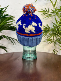 Wool Blue Dog Hat