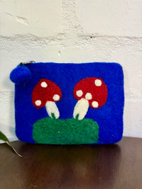Assorted Felt Toadstool Purse