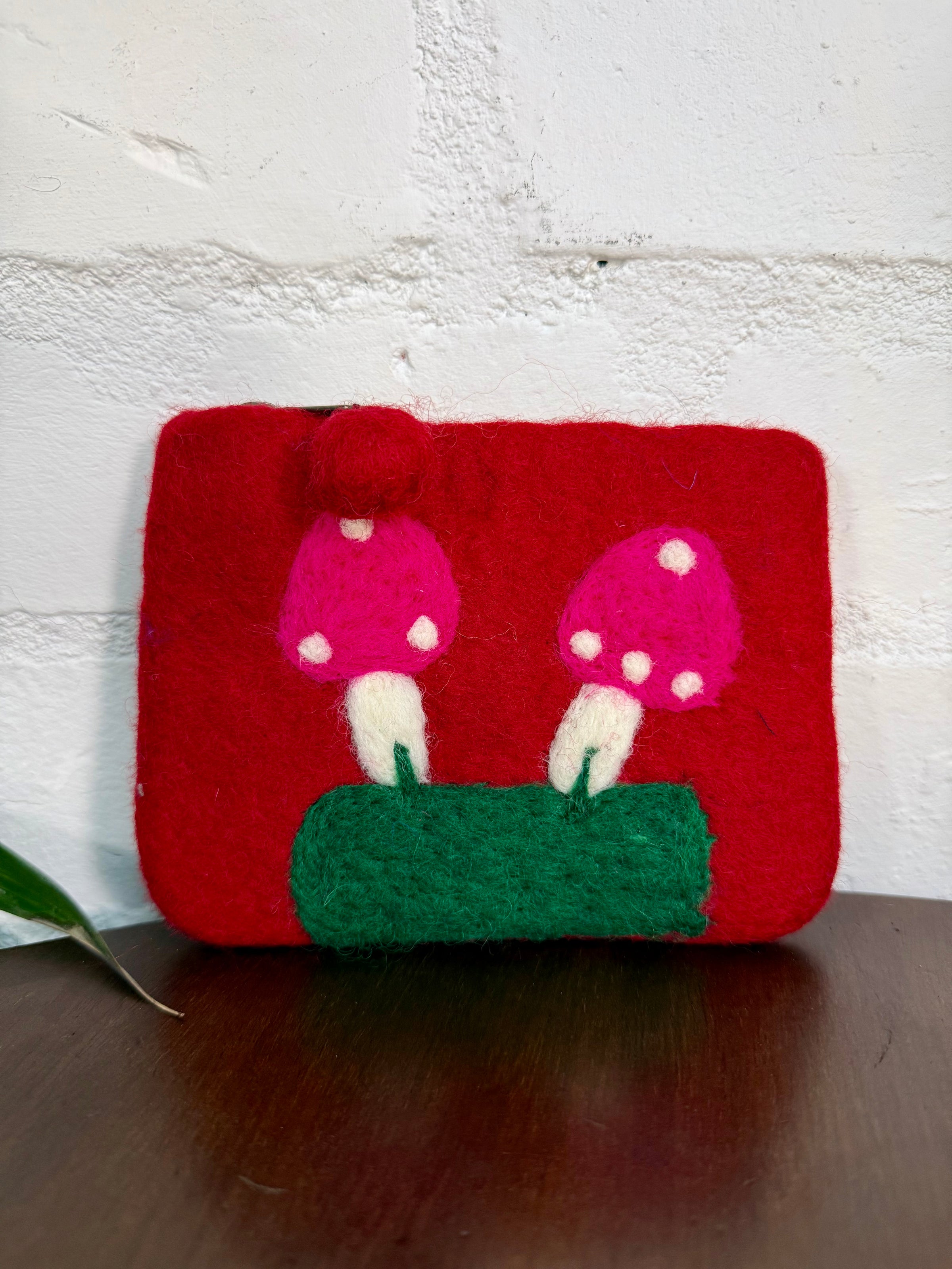 Assorted Felt Toadstool Purse
