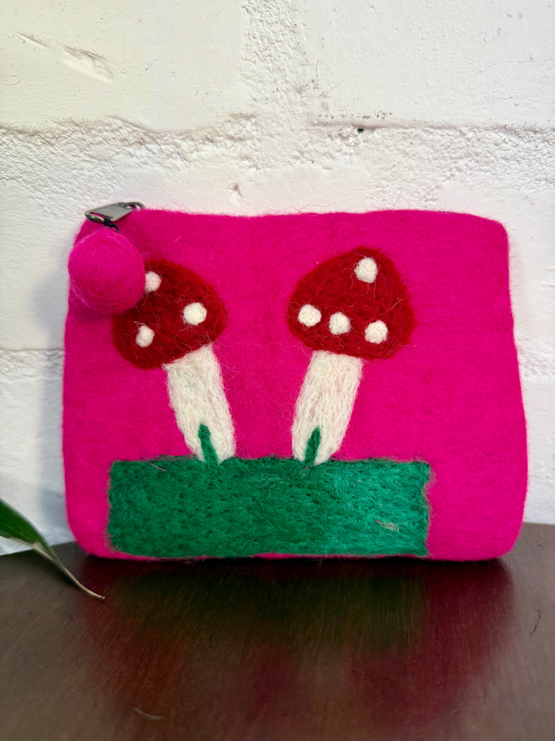 Assorted Felt Toadstool Purse