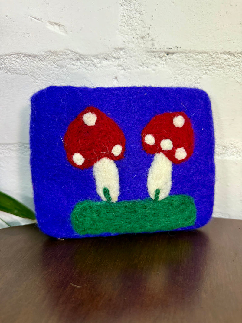 Assorted Felt Toadstool Purse