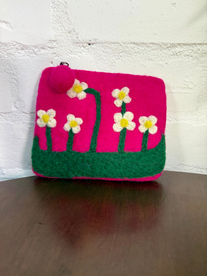 Felt Daisy Purse
