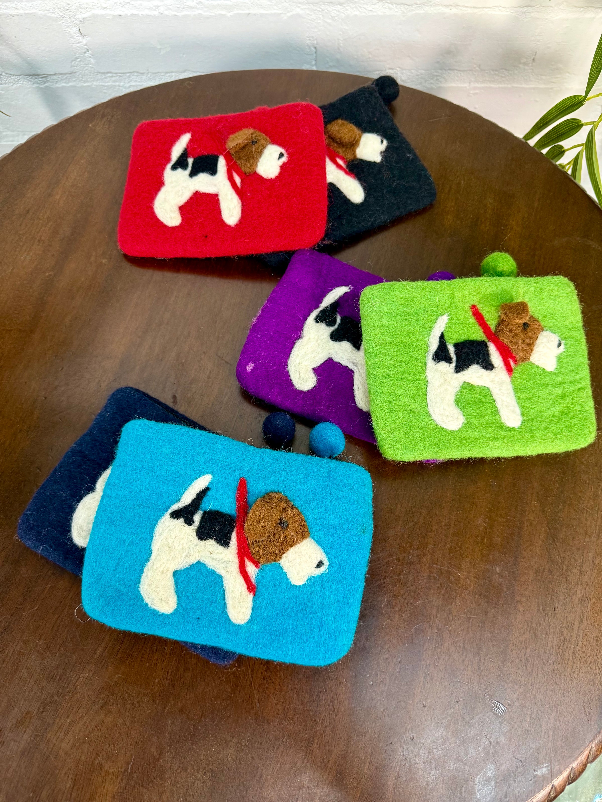 Felt Dog Purse