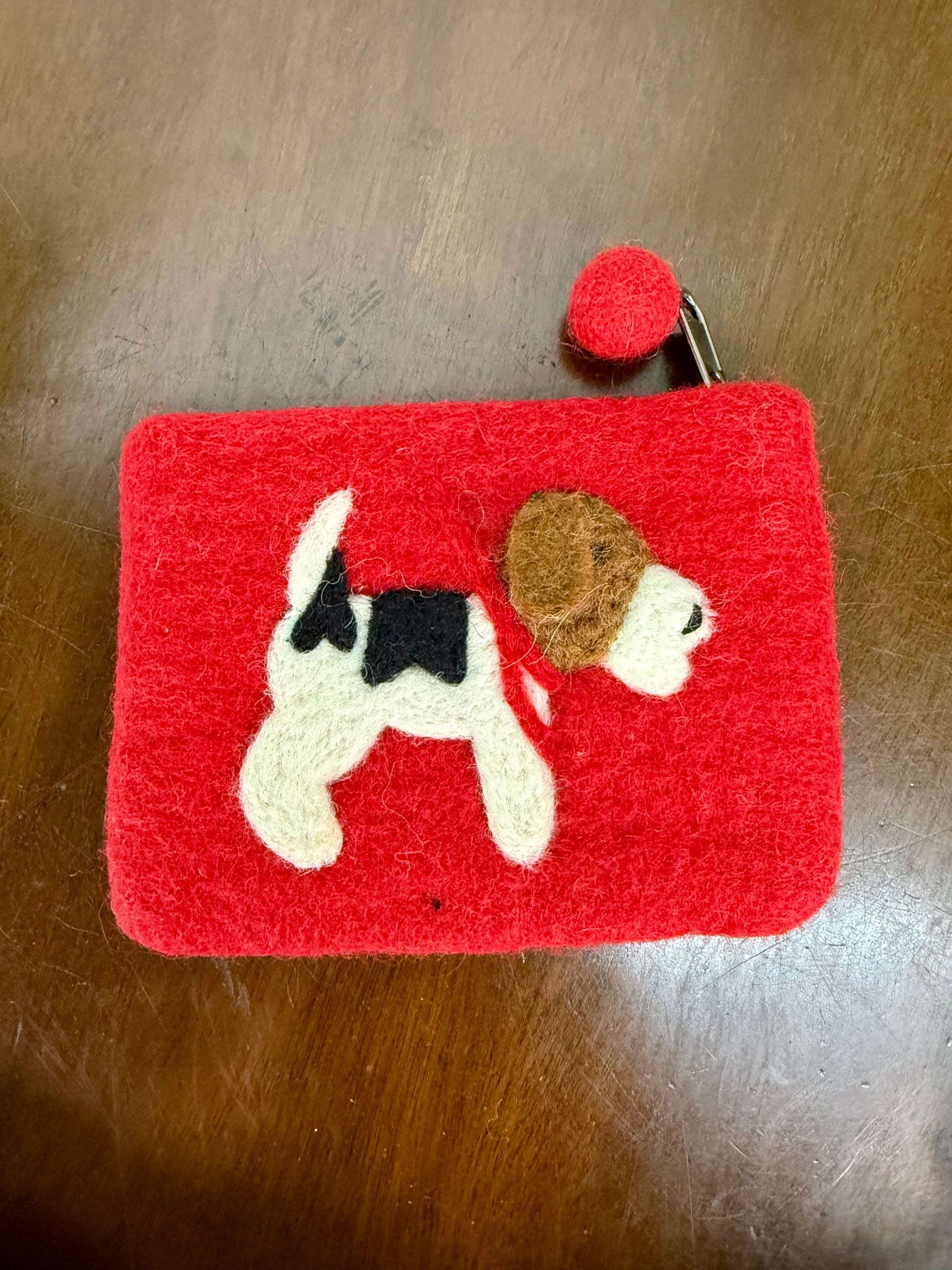 Felt Dog Purse