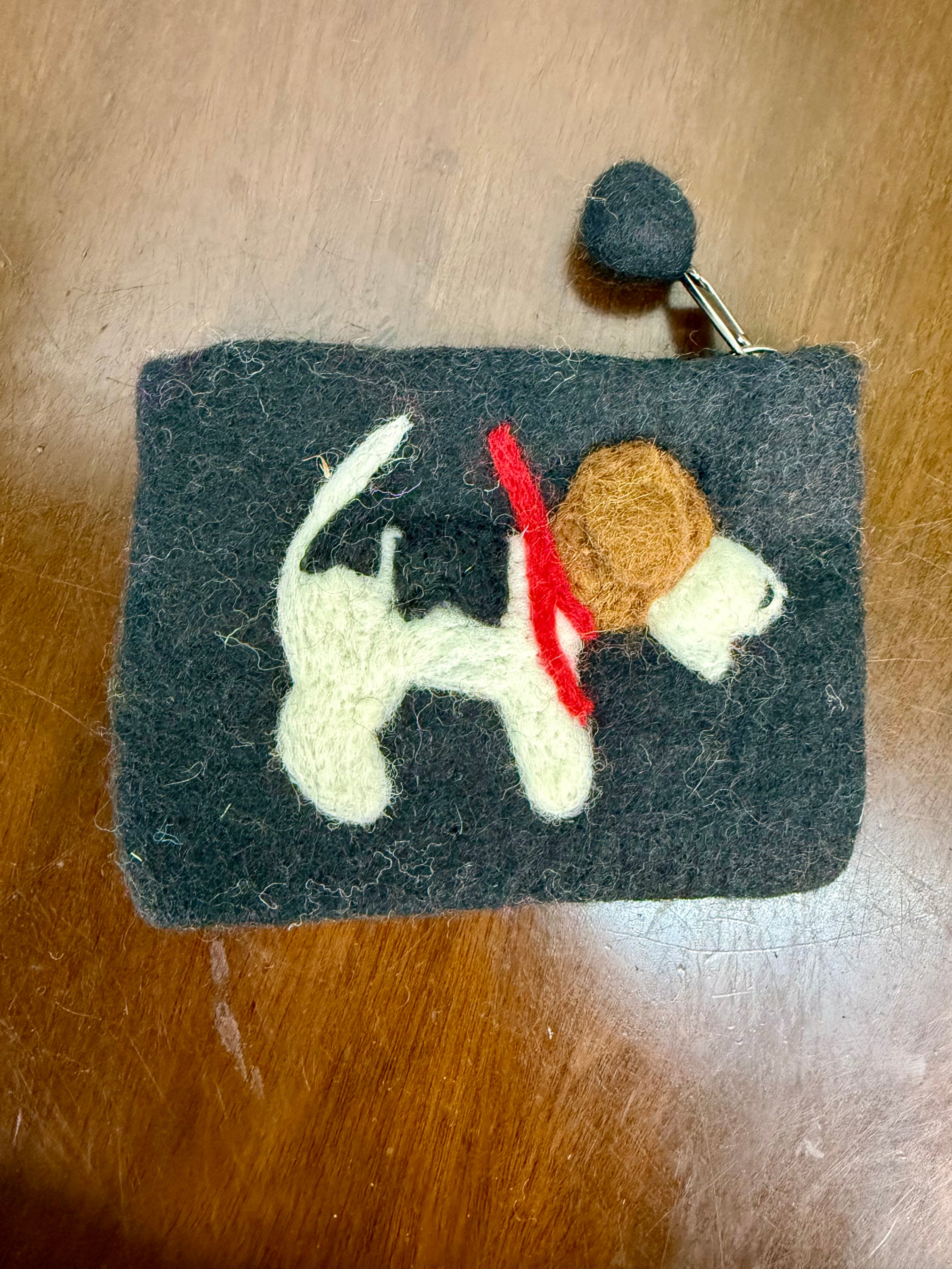 Felt Dog Purse