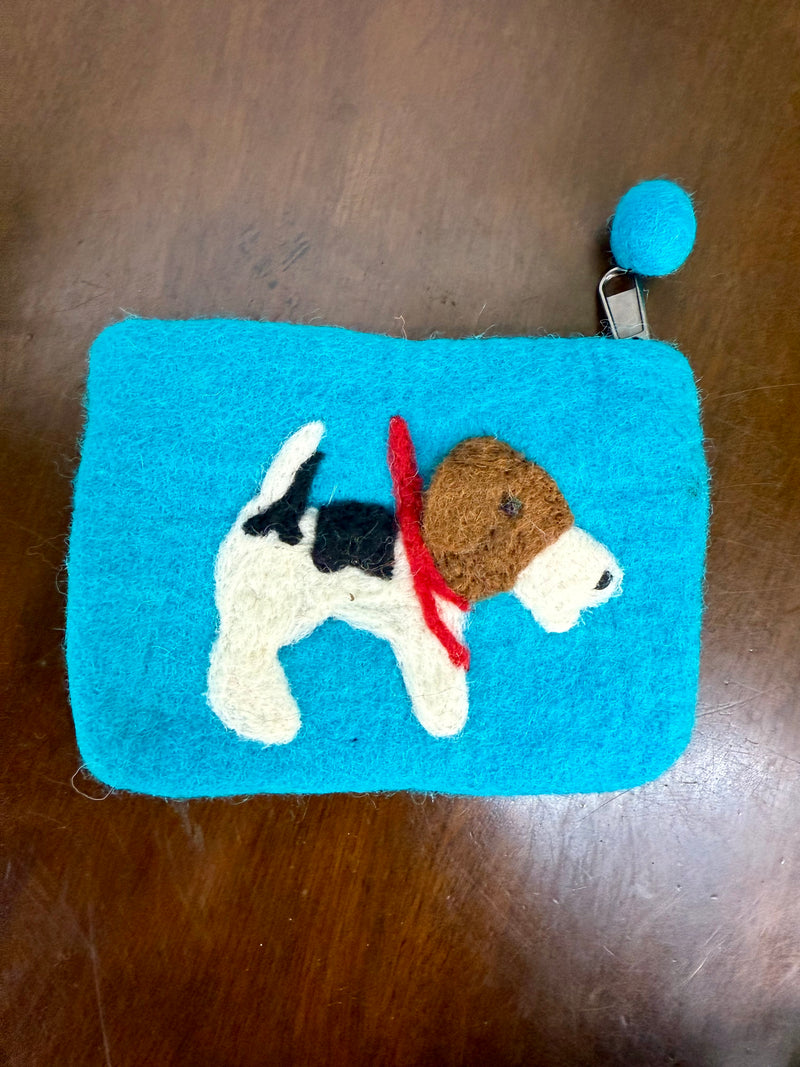Felt Dog Purse