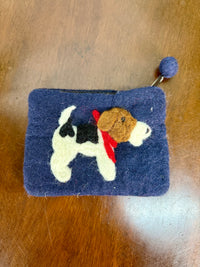 Felt Dog Purse