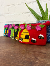 Felt Beehive Purse