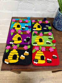 Felt Beehive Purse