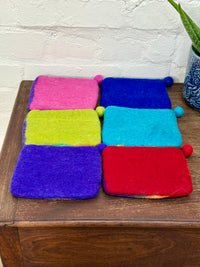 Felt Rainbow Purse