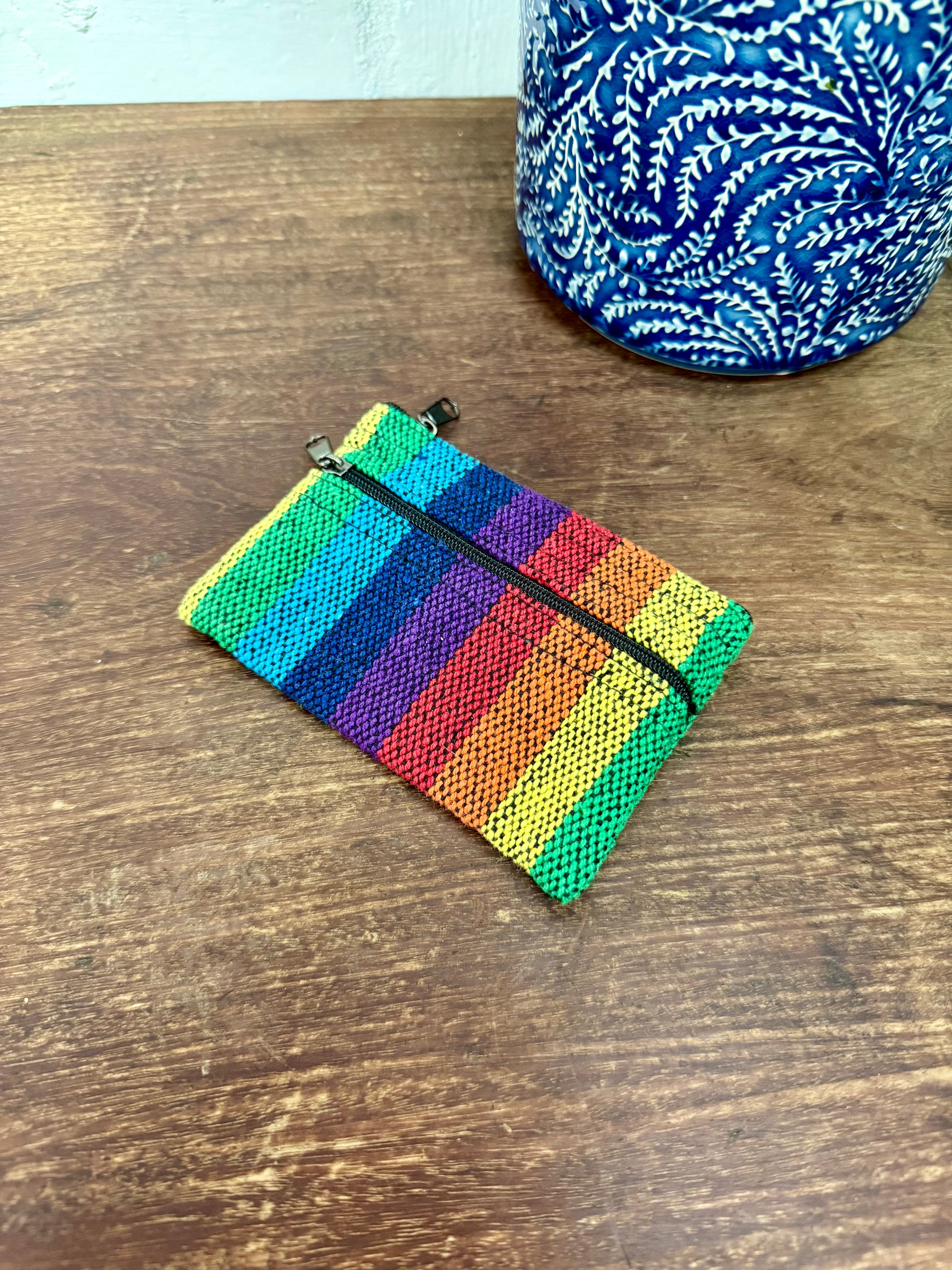 Rainbow Gheri Cotton Purse