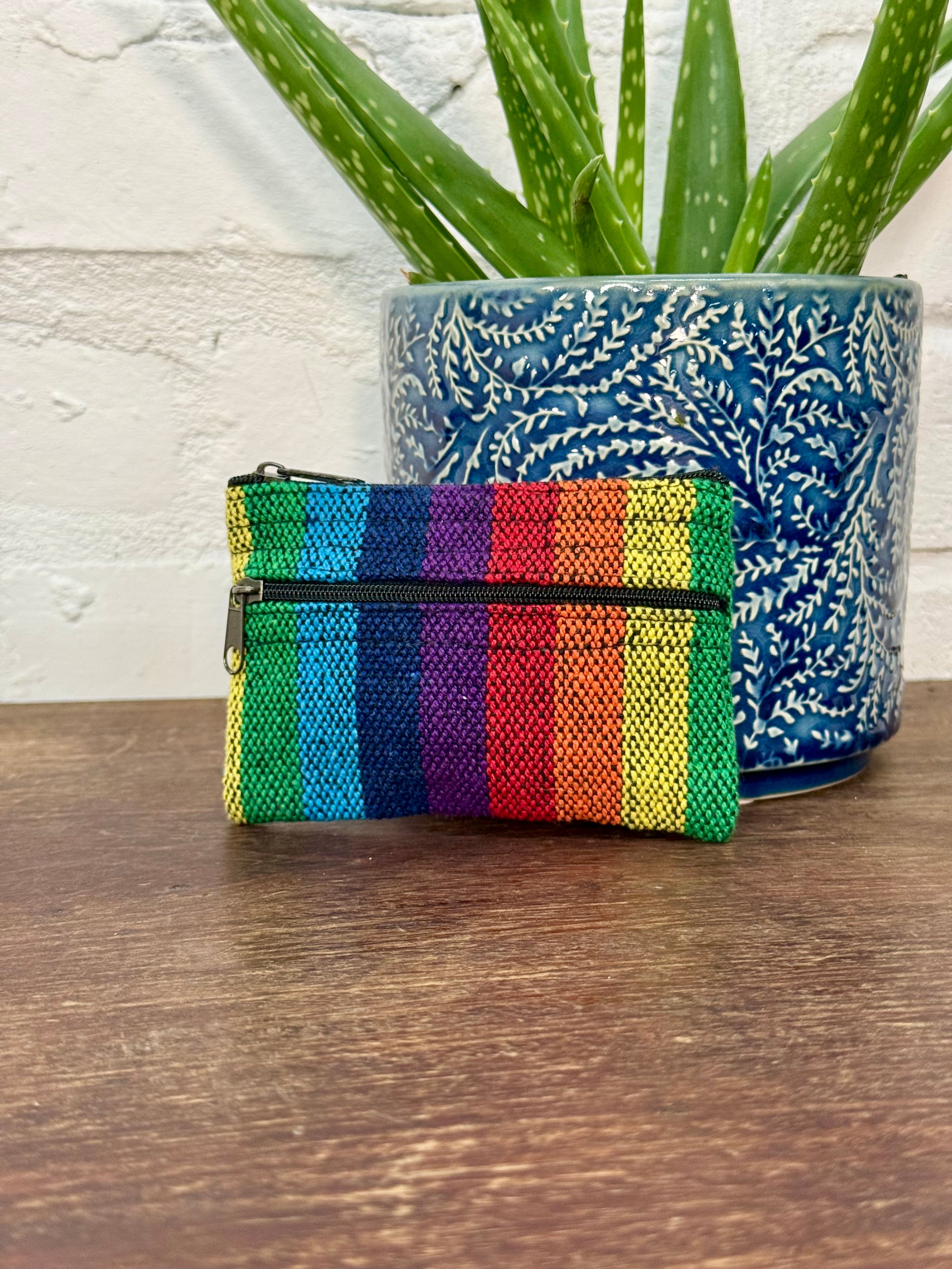 Rainbow Gheri Cotton Purse