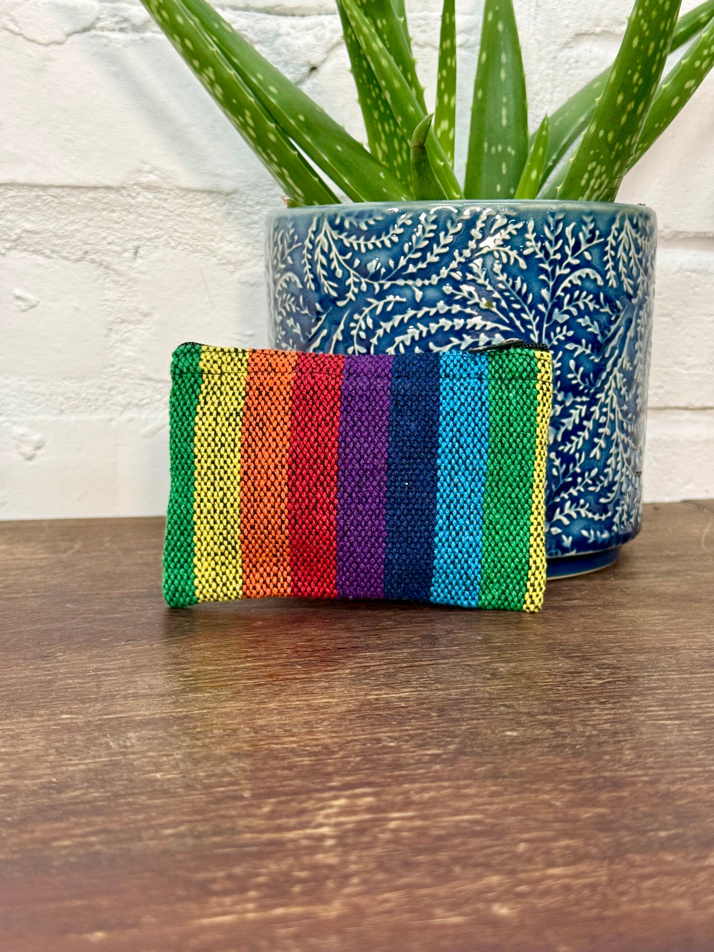 Rainbow Gheri Cotton Purse