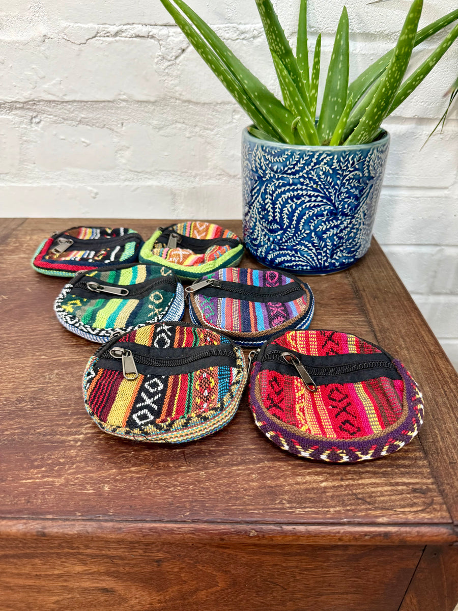 Gheri Cotton Round Coin Purse