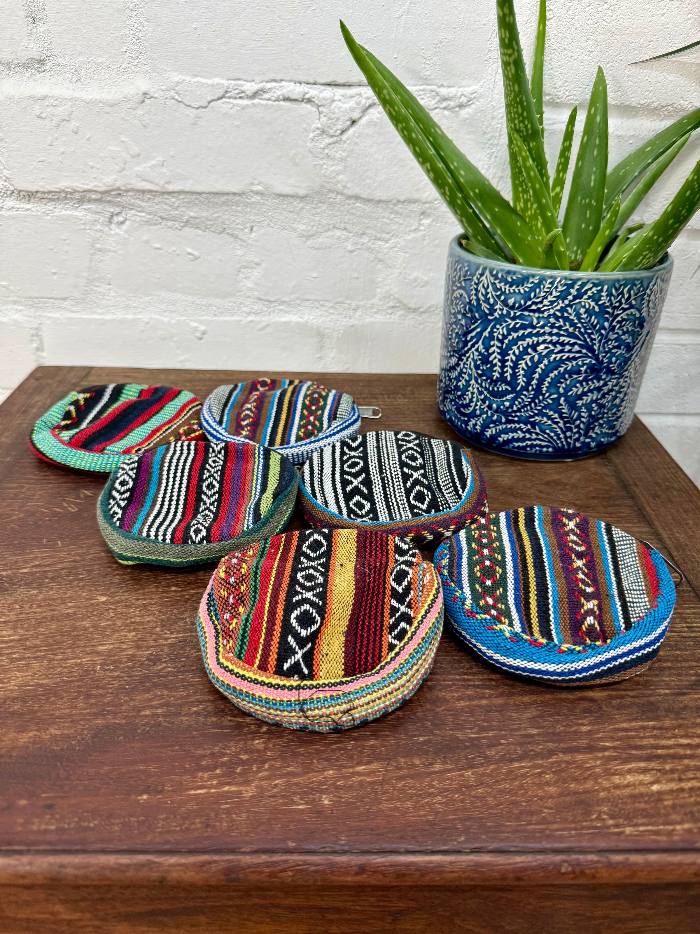 Gheri Cotton Round Coin Purse