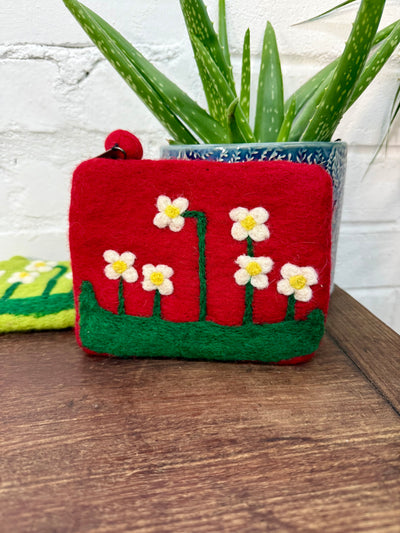 Felt Daisy Purse